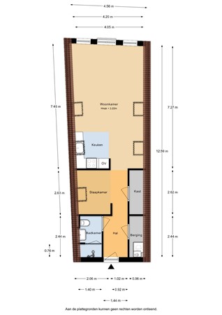 Floorplan - Zachariassteeg 3, 3441 CV Woerden